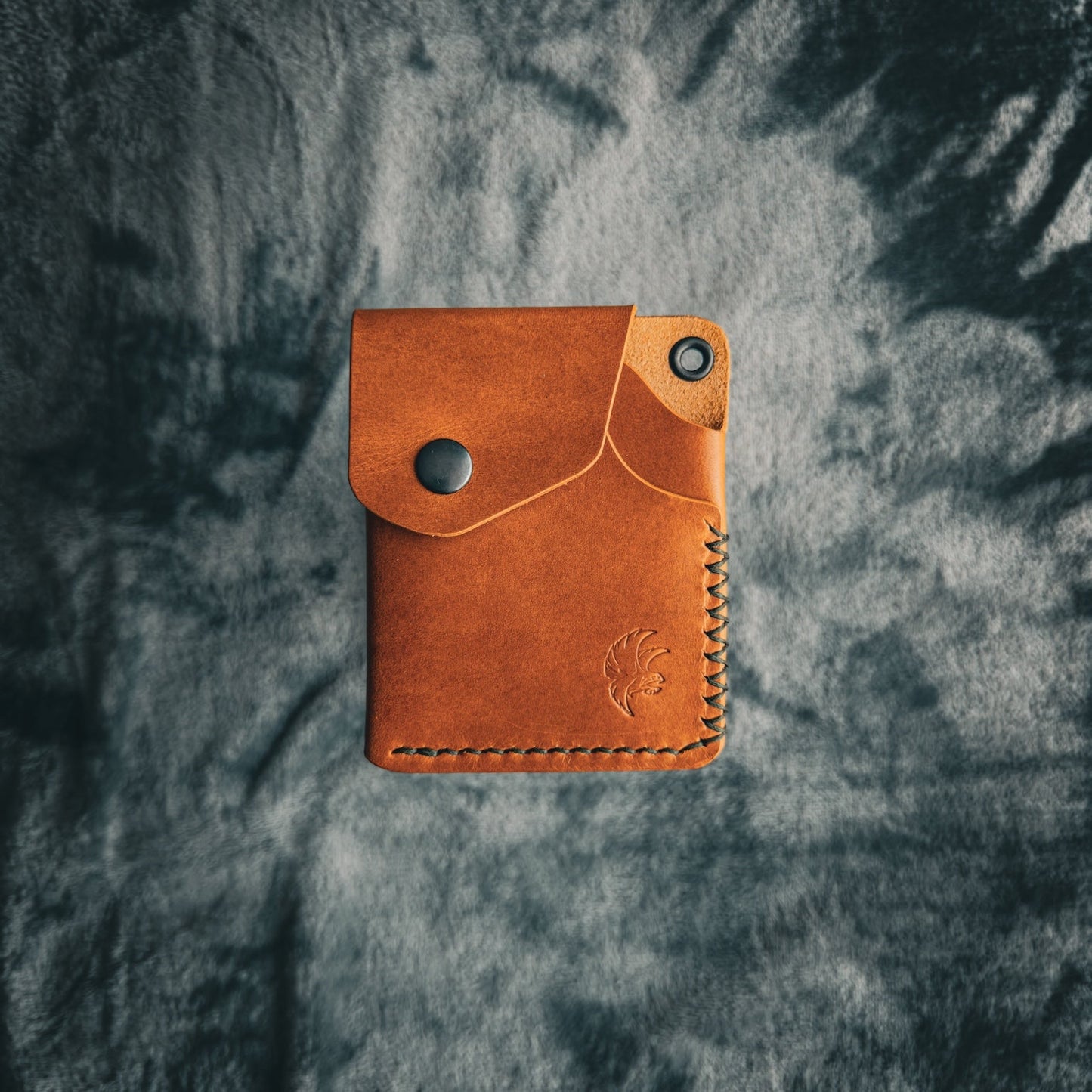 Handgemachte minimalistische Lederbrieftasche