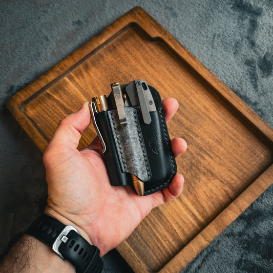 EDC-Taschen-Organizer aus Leder