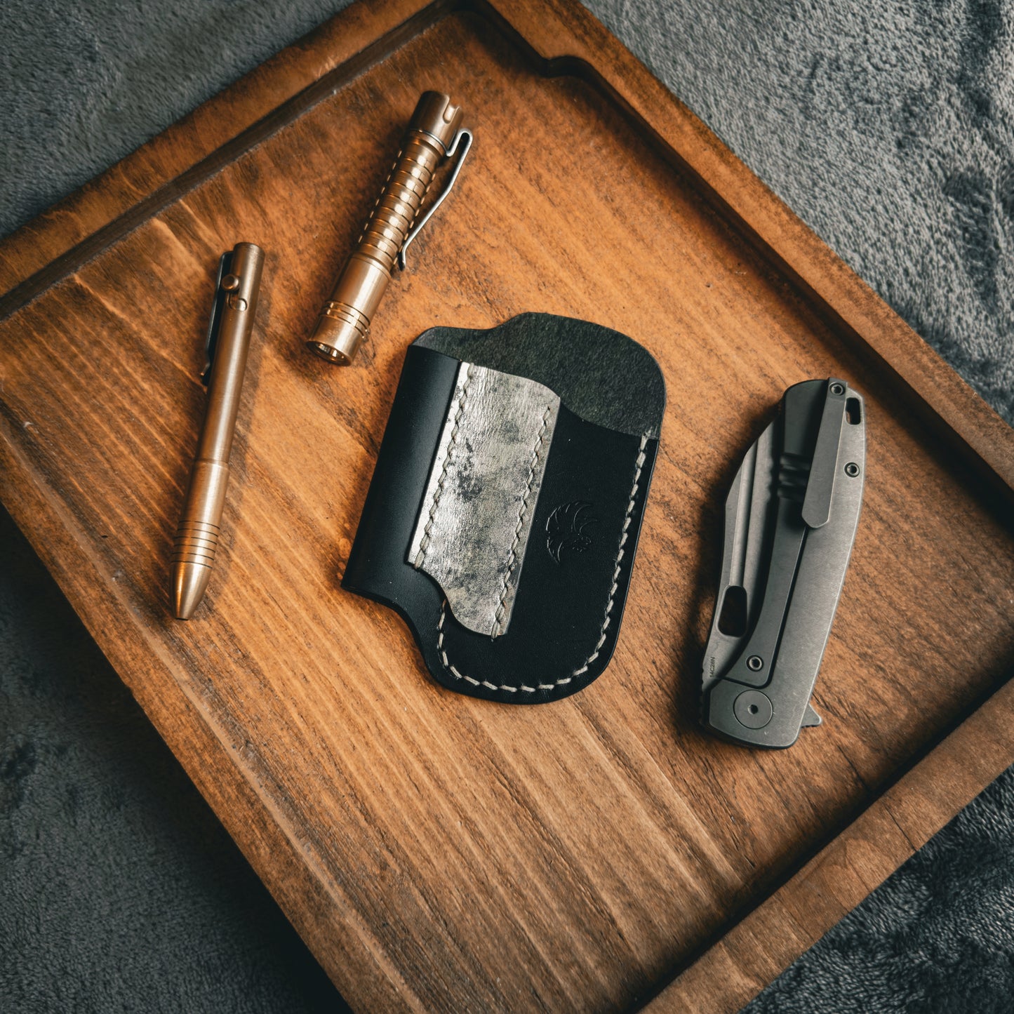 EDC-Taschen-Organizer aus Leder