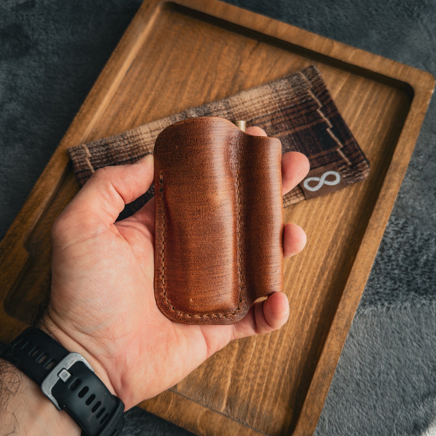 Brown & Olmo Leather Edc Pocket Organizer