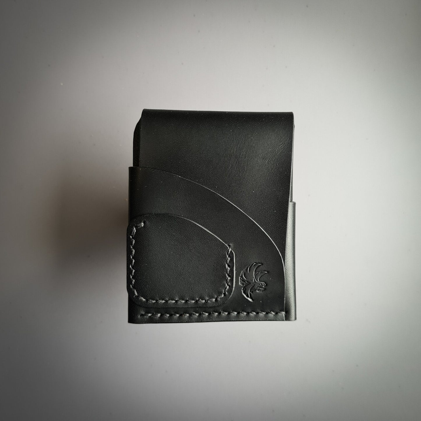 Edc Leather Wallet With Coin Pocket