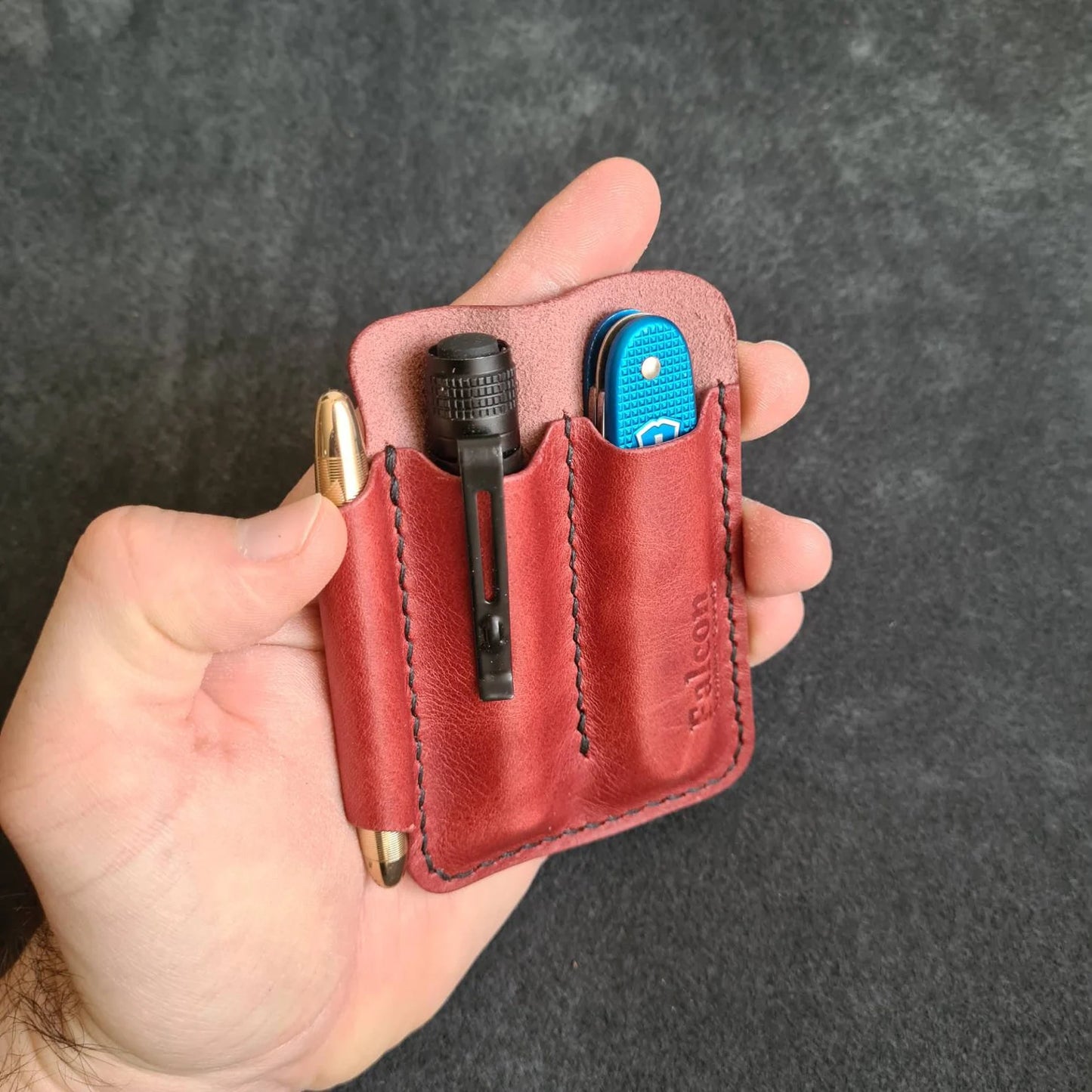 EDC-Taschen-Organizer aus Leder