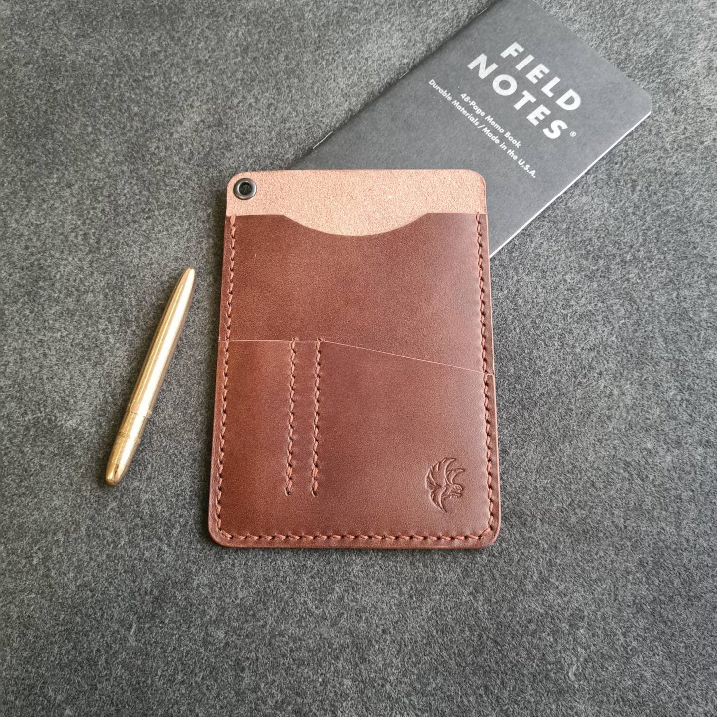 Handgefertigter EDC-Caddy aus Leder | Taschen-Organizer