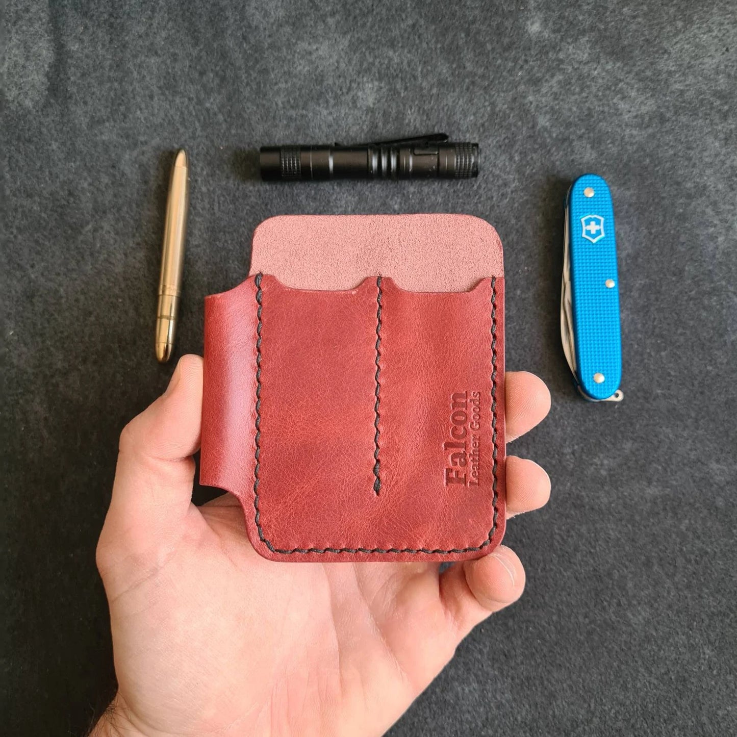 EDC-Taschen-Organizer aus Leder