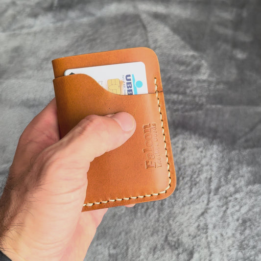 Handmade Slim Edc Leather Wallet